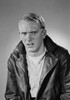 Portrait of young worried man in leather jacket Poster Print - Item # VARSAL255419955