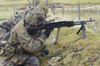 Welsh Guards platoon live firing training at Sennybridge Training Area, Wales, United Kingdom. Poster Print - Item # VARPSTACH100571M