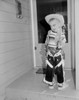 Boy wearing cowboy costume Poster Print - Item # VARSAL255421897