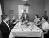 Family at a dining table on Thanksgiving Day Poster Print - Item # VARSAL25528772