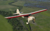 Aeronca Chief flying over Sacramento Valley, California. Poster Print - Item # VARPSTPWA100017M