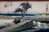 Riverscene  Ando Hiroshige  Woodcut Print Poster Print - Item # VARSAL2180486363