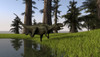 Yangchuanosaurus running through a swamp Poster Print - Item # VARPSTKVA600640P