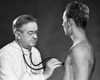 Male doctor examining a patient Poster Print - Item # VARSAL2553718B
