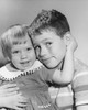 Close-up of a boy embracing his sister Poster Print - Item # VARSAL25516456A