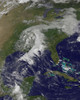 Satellite view of a cold front in the United States Poster Print - Item # VARPSTSTK204386S