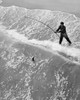 High angle view of a man fishing in the sea Poster Print - Item # VARSAL25520926