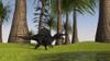 Spinosaurus hunting along the edge of a swamp Poster Print - Item # VARPSTKVA600636P