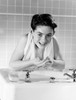 Boy washing face Poster Print - Item # VARSAL255418157