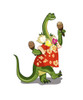 Illustration of a Brontosaurus playing maracas Poster Print - Item # VARPSTSTK600107P