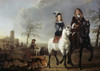 Lady And Gentleman On Horseback Aelbert Cuyp 1620-1691 Dutch) Poster Print - Item # VARSAL900145547