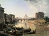 Rome  Castel San Angelo   1827  Chedrin  Silvestre(1791-1830 Russian)  Tretyakov Gallery  Moscow  Russia Poster Print - Item # VARSAL261339