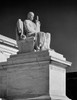 Low angle view of a statue in front of a government building  US Supreme Court  Washington DC  USA Poster Print - Item # VARSAL25536054