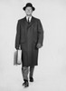 Studio portrait of businessman carrying briefcase Poster Print - Item # VARSAL25548160