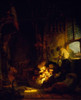 The Holy Family by Rembrandt Harmensz van Rijn   1640     France   Paris   Musee du Louvre Poster Print - Item # VARSAL11582155