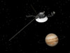 Voyager spacecraft near Jupiter and its unrecognized ring Poster Print - Item # VARPSTEDV200013S