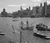 USA  New York  Welcoming Mayflower II  Manhattan skyline in background Poster Print - Item # VARSAL255418765