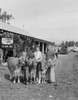 USA  New Hampshire  Lancaster  Portrait of parents with son and cow at county fair Poster Print - Item # VARSAL255424949