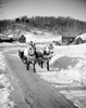 Horses pulling sleigh in winter Poster Print - Item # VARSAL255422777
