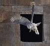 Great Horned Owl Flying Out Of An Old Barn Window; Saskatchewan Canada PosterPrint - Item # VARDPI2091999