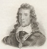 Sir John Denham, 1615 To 1669. English Poet And Courtier. From Crabb's Historical Dictionary Published 1825. PosterPrint - Item # VARDPI1905784