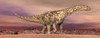 Large Argentinosaurus dinosaur walking quietly in the desert by dawn Poster Print - Item # VARPSTEDV600003P