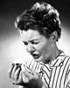 Close-up of a mid adult woman sneezing Poster Print - Item # VARSAL25526402A