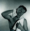 Studio shot of man drying hair with towel Poster Print - Item # VARSAL255417191