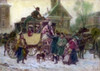 The Christmas Coach  1792  Jean Leon Gerome Ferris Poster Print - Item # VARSAL900101852