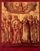 Jesus Enthroned With Apostles Icons Poster Print - Item # VARSAL3810412708