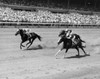 Three jockeys riding horses in a race  Delaware Park  Wilmington  Delaware  USA Poster Print - Item # VARSAL2552341