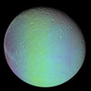 False color view of Saturn's moon Dione Poster Print - Item # VARPSTSTK202275S