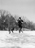 Father and son ice-skating Poster Print - Item # VARSAL255417003