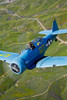 North American T-6 Texan in flight over Chino, California Poster Print - Item # VARPSTSGR100151M