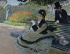 The Bench     Claude Monet  Annenberg Collection  Palm Springs Poster Print - Item # VARSAL11581243