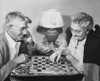 Senior couple playing checkers Poster Print - Item # VARSAL25528223