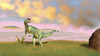 Dilophosaurus hunting in an open field Poster Print - Item # VARPSTKVA600211P