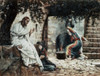 Magdalene at the Feet of Jesus  James Tissot Poster Print - Item # VARSAL9999164