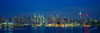 Manhattan Skyline From Weehawken, NJ, Night, New York Poster Print (8 x 10) - Item # MINPPI159916L