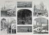 Scenes In Baltimore Artist Unknown Etching Poster Print