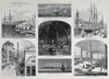 Scenes In Baltimore Artist Unknown Etching Poster Print