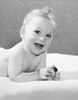 Portrait of cheerful baby Poster Print - Item # VARSAL2559487