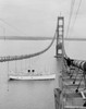 USA, Michigan, Mackinac Island, Construction of Mackinac Bridge Poster Print (8 x 10) - Item # MINSAL255424272