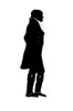 Silhouette of President Thomas Jefferson. Poster Print - Item # VARPSTJPA100893M