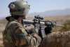 An Afghan Commando scans the horizon for enemy activity Poster Print - Item # VARPSTSTK108824M