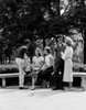 Group of students talking and flirting Poster Print - Item # VARSAL255419323