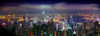 Aerial view of a city lit up at night, Hong Kong, China Poster Print (8 x 10) - Item # MINPPI150737L