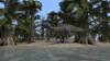Suchomimus running along the shoreline Poster Print
