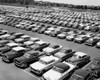 High angle view of cars parked in a parking lot Poster Print - Item # VARSAL25540405