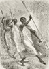 Warriors From Unyoro Dancing. Unyoro Is Present Day Bunyoro, One Of The Kingdoms Of Uganda. From Afrika, Dets Opdagelse, Erobring Og Kolonisation, Published In Copenhagen, 1901. PosterPrint - Item # VARDPI1872893